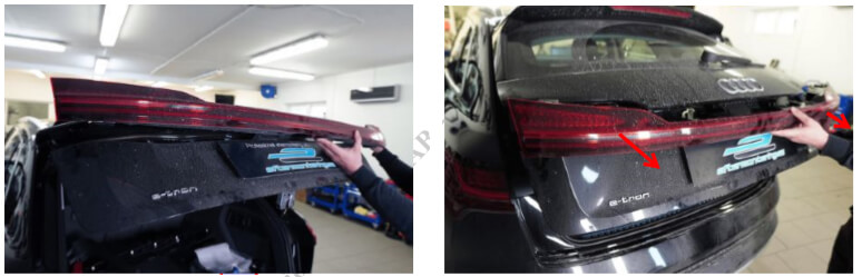 ETRON installera och montera backkamera (original audi)